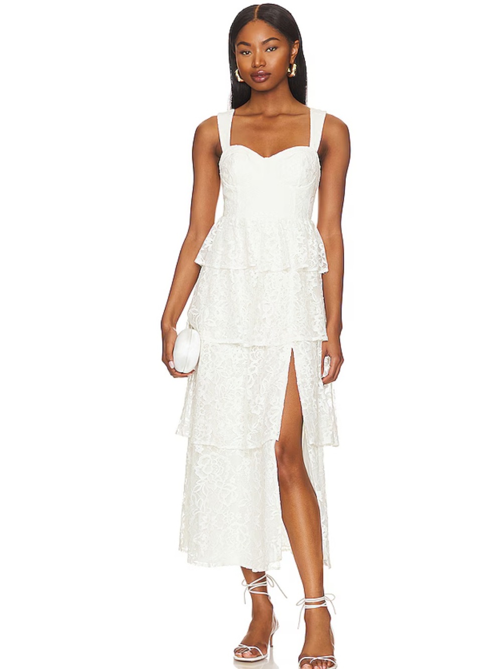 Yumi Kim Gabi Midi Dress in Hollywood Lace